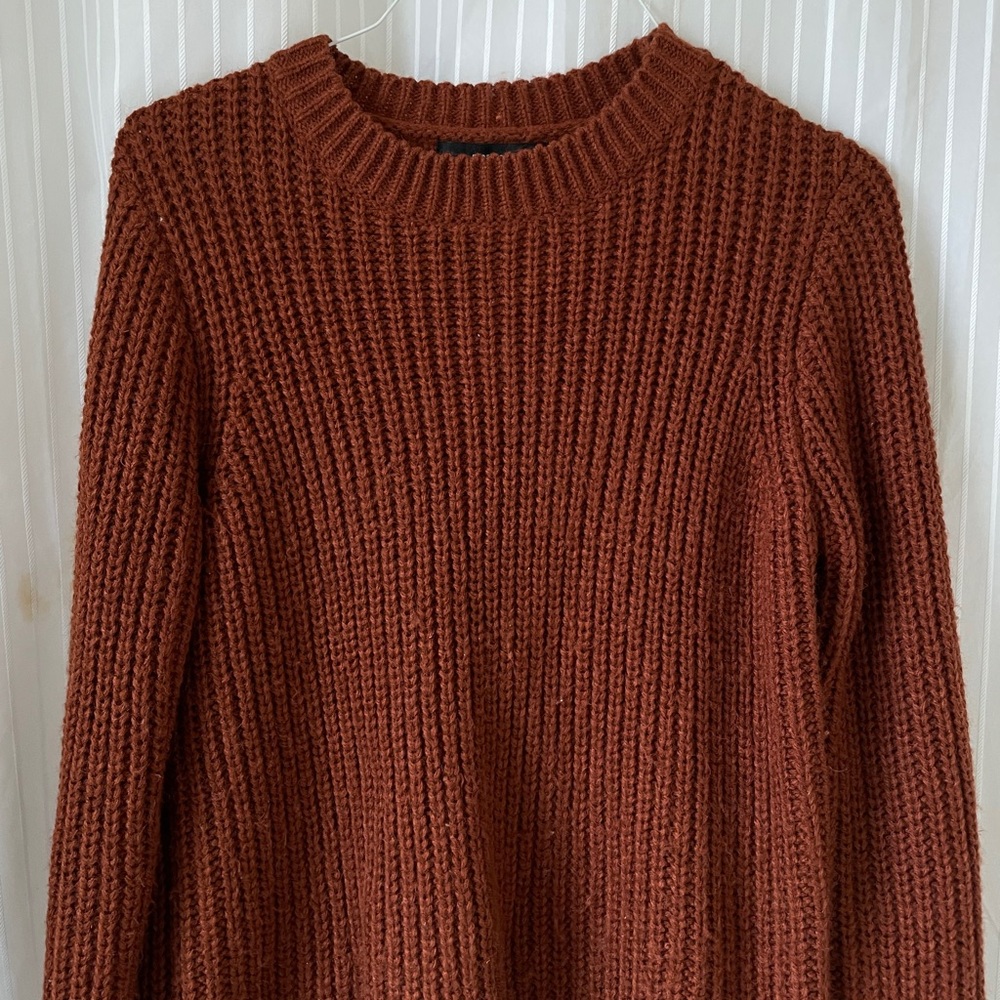 Forever 21 Knit Rust Orange Sweater